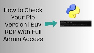 how to Check pip version in Windows 7/8/10/11 | How to install pip | How to check pip version