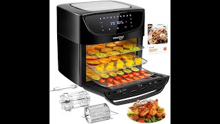 WowChef Air Fryer Oven Combo 20 Quart, Convection Toaster Oven Dehydrator, 10-in-1 Test and Review