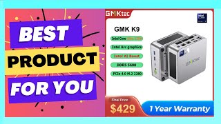 GMKtec K9 Intel Core Ultra 125H Gaming Mini PC 14-core 18-thread Intel Arc graphics