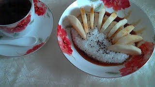 Завтрак - вкусно и красиво. Экономное меню.