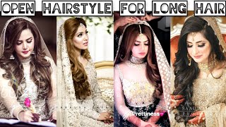 Open Hairstyles for Long Hair for Wedding Konda Mosthara 2023