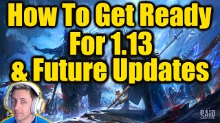 How to Get Ready for 1.13 and Future Updates - Raid Shadow Legends