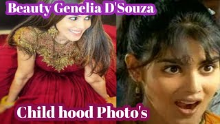 Beauty Genelia D'Souza Child hood Photo's