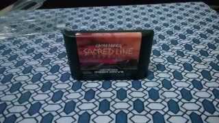 [Unboxing - Mega Drive] Sacred Line - PT-BR