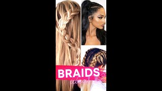 Top 5 Braids Hairstyle #2😍 | 2021 Hair Trends #shorts