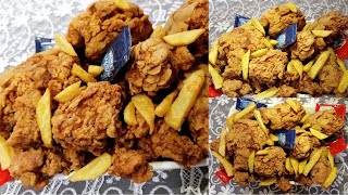 البروستد🍗طريقتي ف عمل الفراخ المقرمشه ف البيت بكل سهوله وطعم مافيش بعد كدا 😋😋