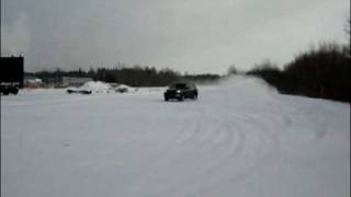 180 In the snow with my Toyota Rav4 2002