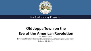 Old Joppa Town on the Eve of the American Revolution