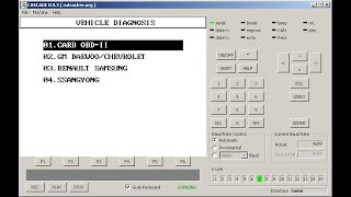 Компьютерная диагностика программой CASCADE 0.9.4  с адаптером VAG-K+Can