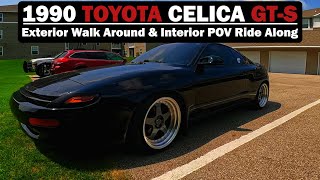 1990 TOYOTA CELICA GT-S | Exterior Walk Around & Interior POV Ride Along