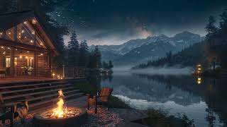 ASMR sounds for sleeping deep with Fireplace sounds, sleep music, white noise, Meditation music