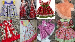 Beautiful baby girl frock laces  cut pice dress designs|| latest baby girl summer frock designs