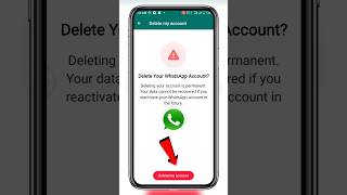 How To Delete WhatsApp Account