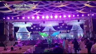 N Convention Hyderabad | reception decor by Harsha Events | 9030516216 #nconvention