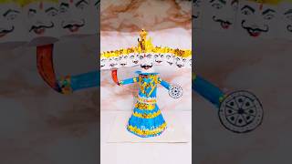 Ravan Dahan Home made #making #craft #ravanmaking #art #entertainment #dussehra #ram #shorts #viral