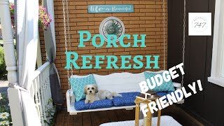 Budget Front Porch Summer Refresh