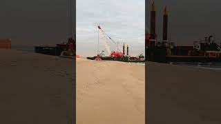 Dredging at sandy hook