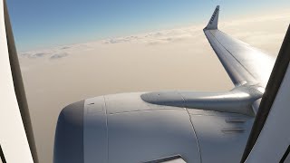 Foggy Departure out of Nantes Airport (LFRS) | iFly 737 MAX 8 | MSFS