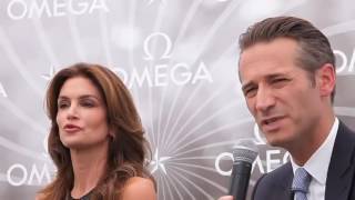 Cindy Crawford at the OMEGA Boutique opening in Santiago