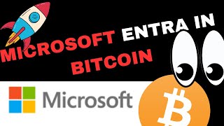 BTC recap w44 | ANALISI cilcica 🚴‍♂️ Microsoft e altre BIG saranno il catalist?