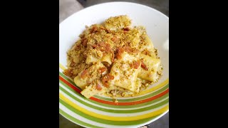 Paccheri alla Crema di Burrata & Pistacchi con Guanciale Croccante - "COTTO e MAGNAT" - with ENG sub