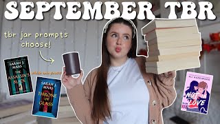 TBR JAR prompts choose my SEPTEMBER READS🫙⭐️