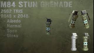 M84 Stun Grenade Turntable