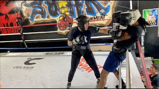 (HEATED) SPARRING AT THE BOXING GYM!!!