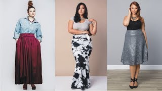 Admirable Plus Size Long Skirt For Daily Routine