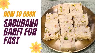 Instant Sabudana Kalakand Barfi Recipe | Less Ingredients Sago Barfi | Vrat ki Sweets |