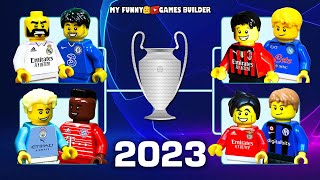 Champions League 2023 Quarter-finals preview in Lego Football