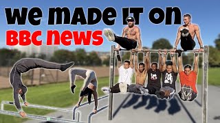 Calisthenics on BBC News (Training session Vlog)