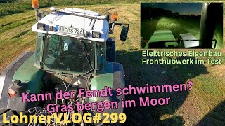 LohnerVLOG#299 Trecker schwimmt? Ladewagen fahren im Moor I Strautmann und Fendt Tigo Deutz Warrior