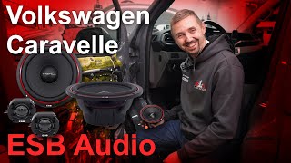 Музыка в VW Caravella, акустика, усилитель, сабвуфер