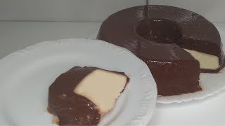 PUDIM DE CHOCOLATE COM NINHO - SOBREMESA FÁCIL