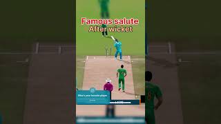 Famous salute in cricket #sorts #shotsviral