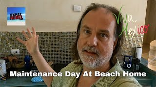 Beach Home Maintenance Day & Kitchen Remodel Update - México Beach Home Renovation