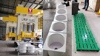 SMC Sheet Molding Compound, SMC Molding Press