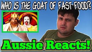 AUSSIE REACTS! Ronald McDonald vs The Burger King Epic Rap Battles of History #RonaldMcDonald