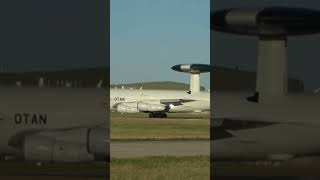 P+W TF33 spool up as NATO E3 departs Waddington #aviation #shorts