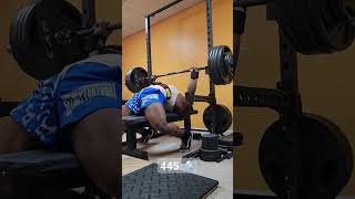 EASY 445lb Bench Single | 17 Years Old