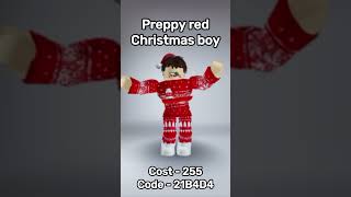 Preppy Christmas fits!!! #shorts #roblox #robloxavatar #robloxavatarideas #christmas