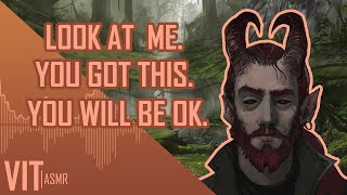 ASMR RP || "Comforted by a rugged tiefling" [M4A]-[Comfort]-[Reassurance]-[Fantasy]