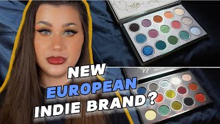 NEW EUROPEAN INDIE BRAND: TITANIUM FOXES COSMETICS POPPY STORM & POPPY QUIET PALETTE REVIEW/SWATCHES