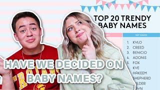 HAVE WE DECIDED ON BABY NAMES? | WHEN WILL WE ANNOUNCE THE NAME?