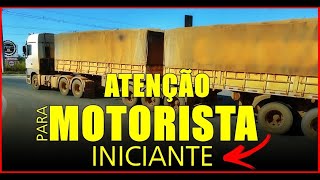 Recomendações para motoristas iniciantes