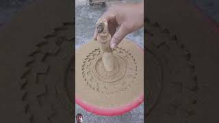 صهر المعادن صب علي الرمال صنعات جديده #satisfying #experiment #art #shorts