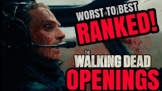 The Walking Dead Universe - All Openings RANKED!