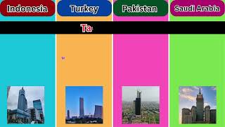 Indonesia vs Turkey vs Pakistan vs Saudi ARABIA | Data Comparison | Cover Data