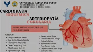 Cardiopatía Isquémica Arteropatía Coronaria - Fisiopatologia - Clases 4 - Primer Aporte